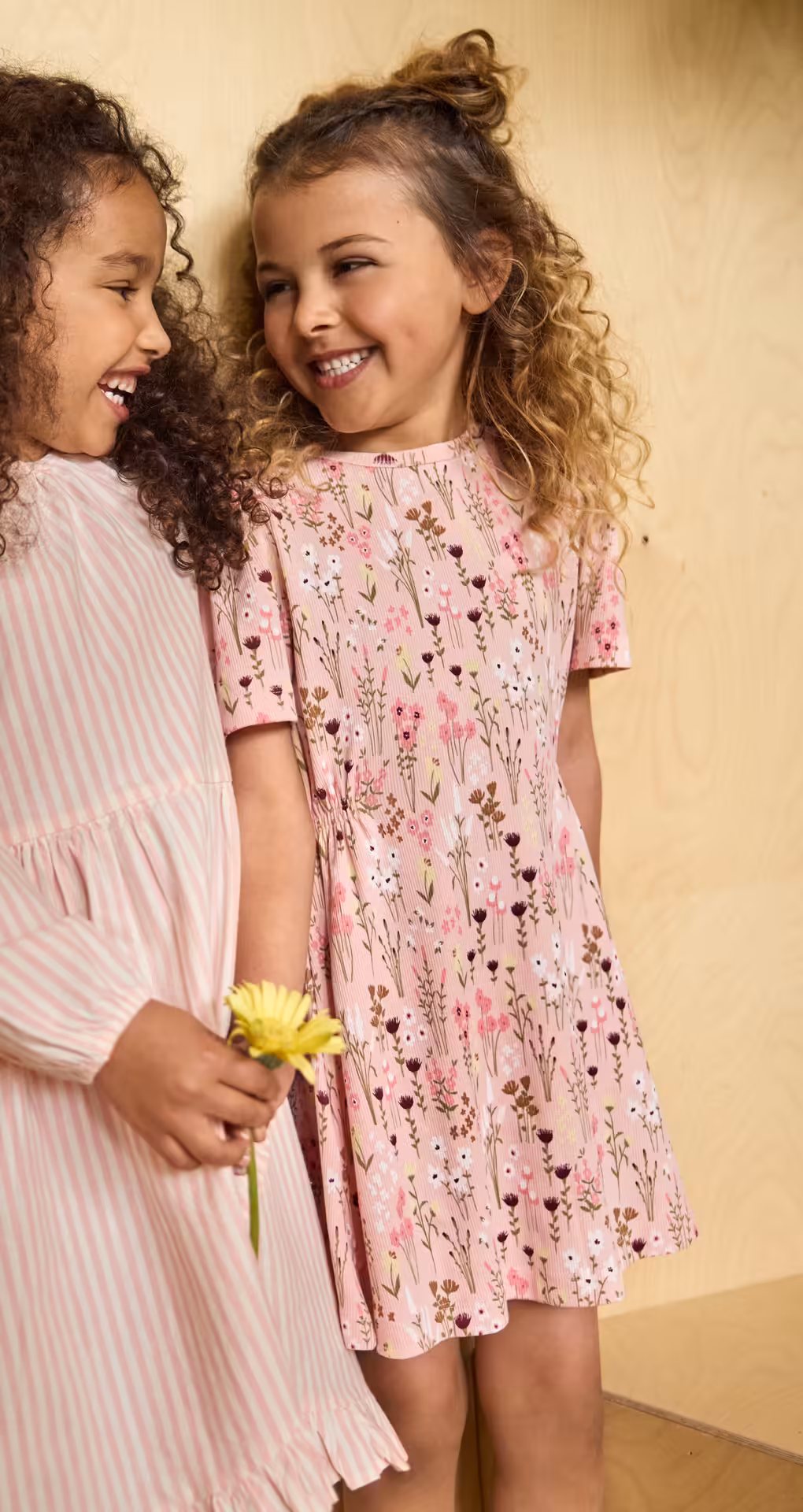 Minymo - Dress 124258 - Silver Pink