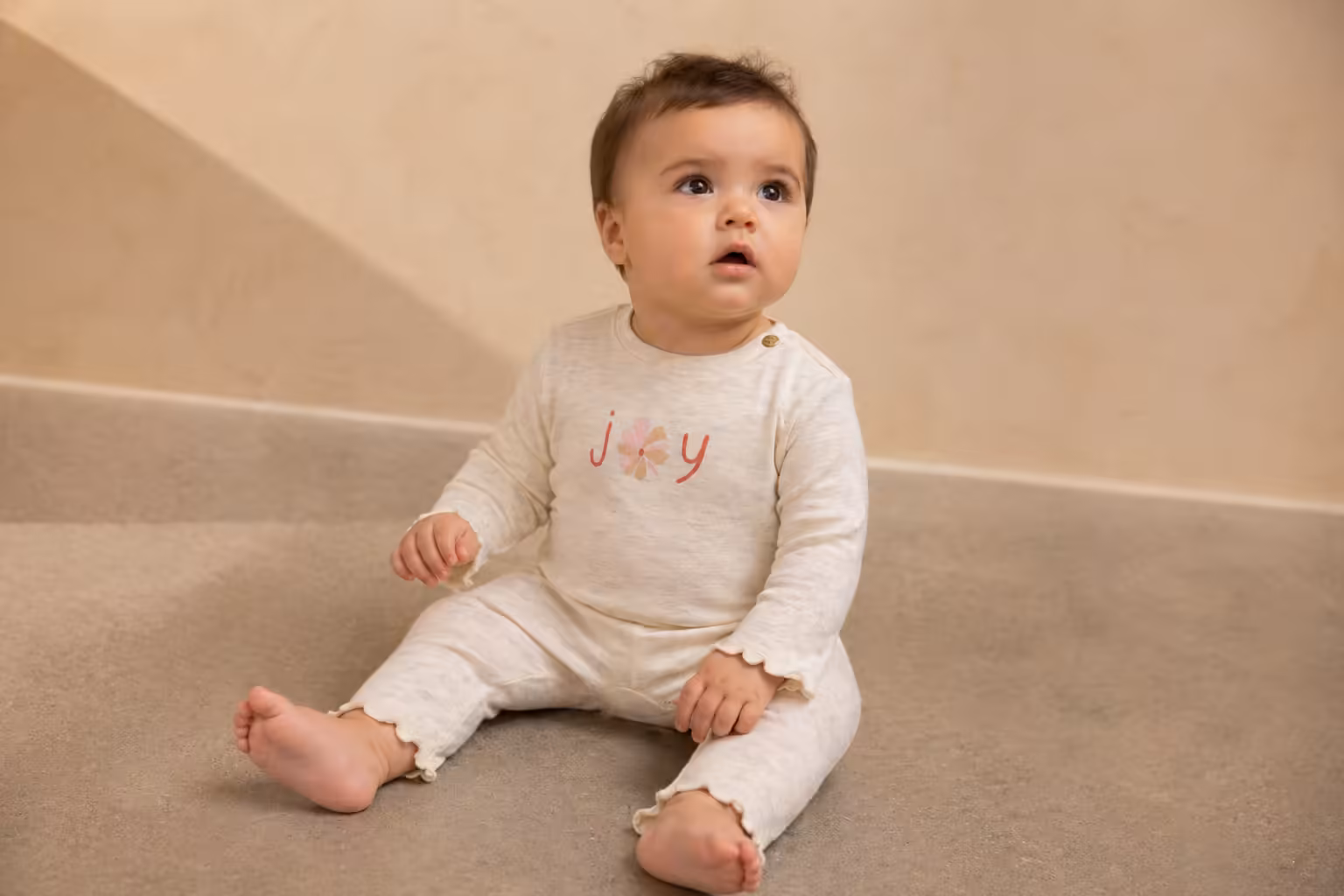 Noppies - Tee LS 6410020 - Oatmeal Melange