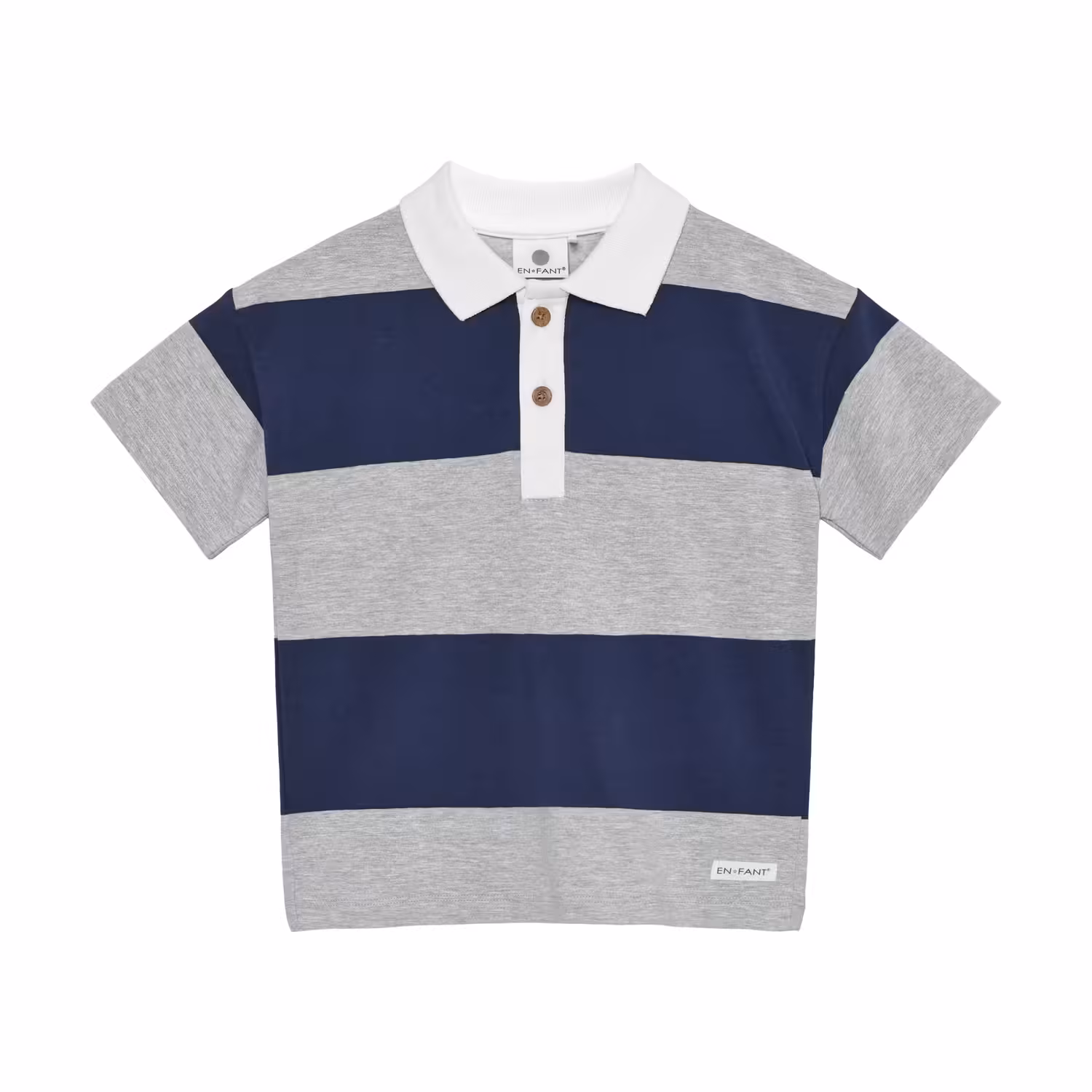 En Fant - T-shirt SS Polo 230607 - Egret