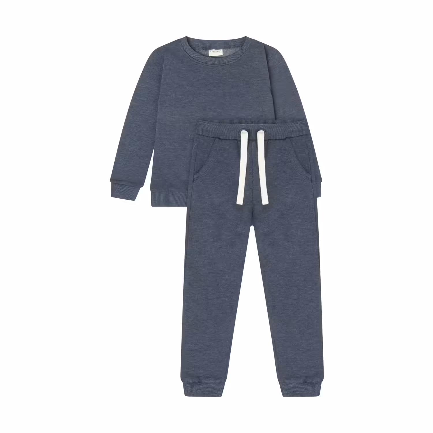 Minymo - Sweat Set (2-pcs) 5751 - Ombre Blue