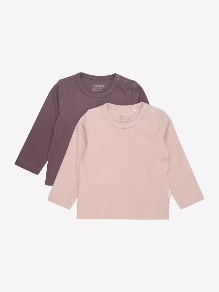 Minymo - Blouse LS (2-pack) 5757 - Misty Rose