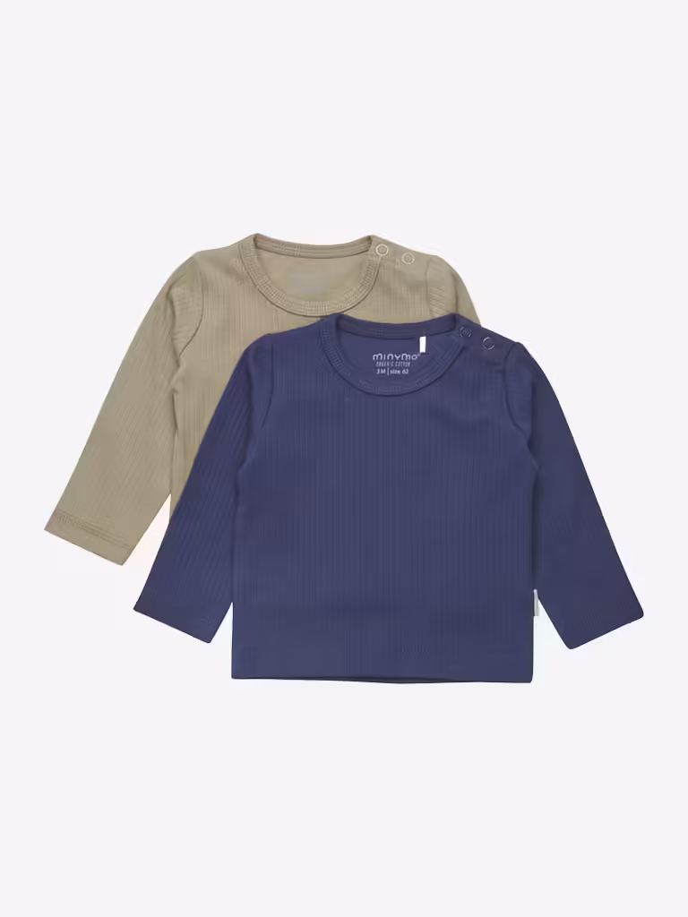 Minymo - Blouse LS (2-pack) 5757 - Dark Navy