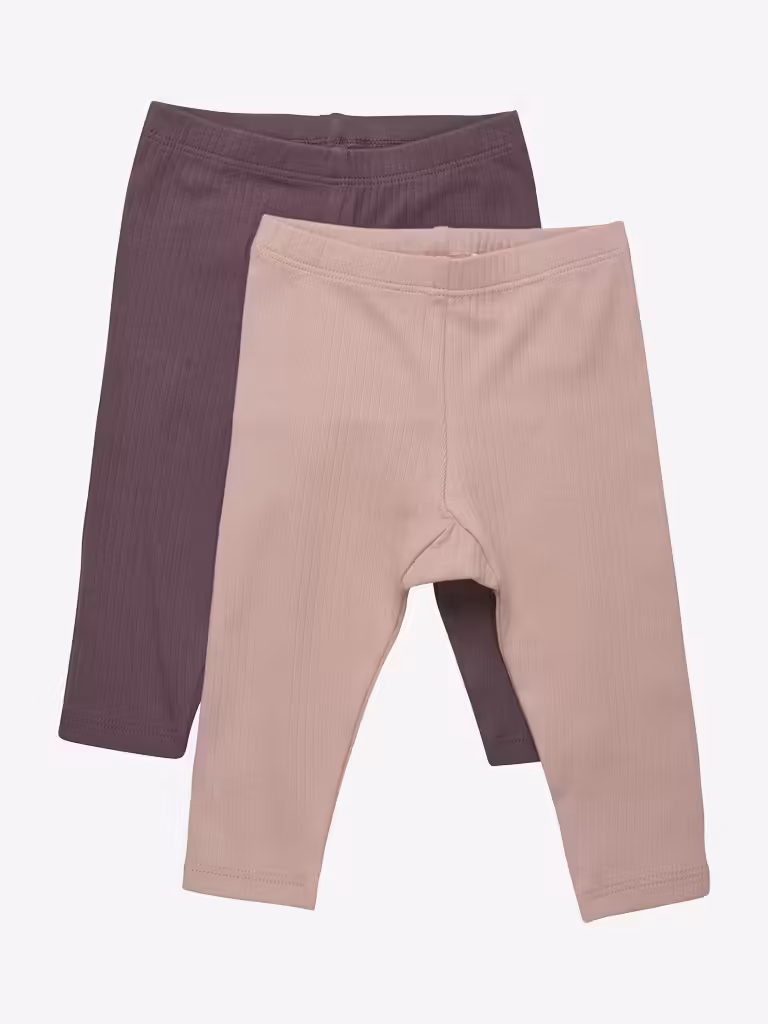 Minymo - Leggings (2-pack) 5758 - Misty Rose