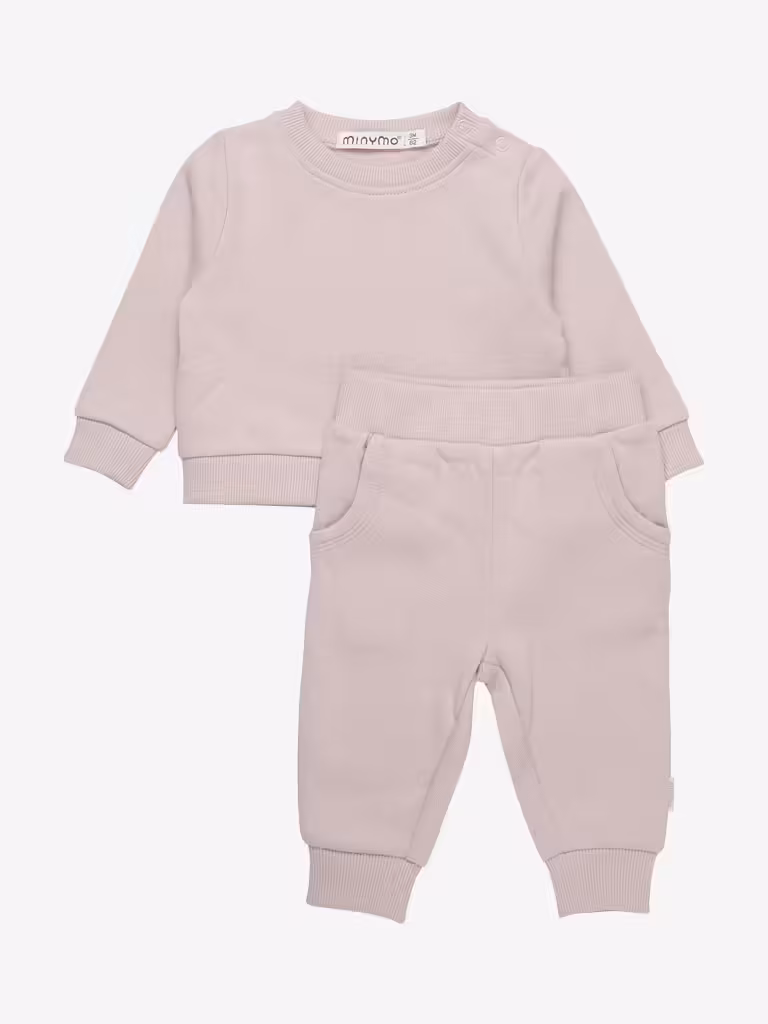 Minymo - Sweat Set (2-pcs) 6055 - Misty Rose