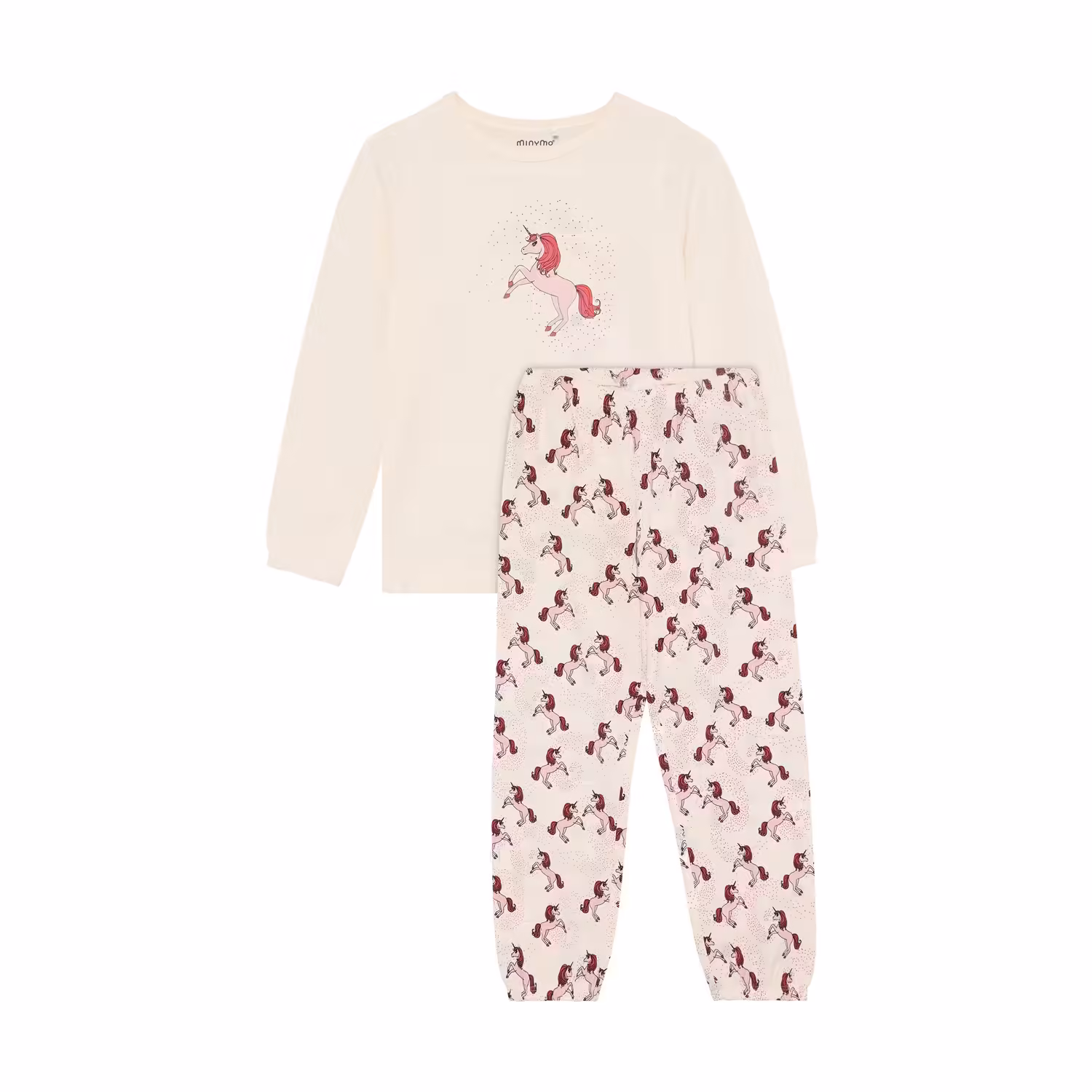 Minymo - Pyjamas LS Set 124271 - White Swan