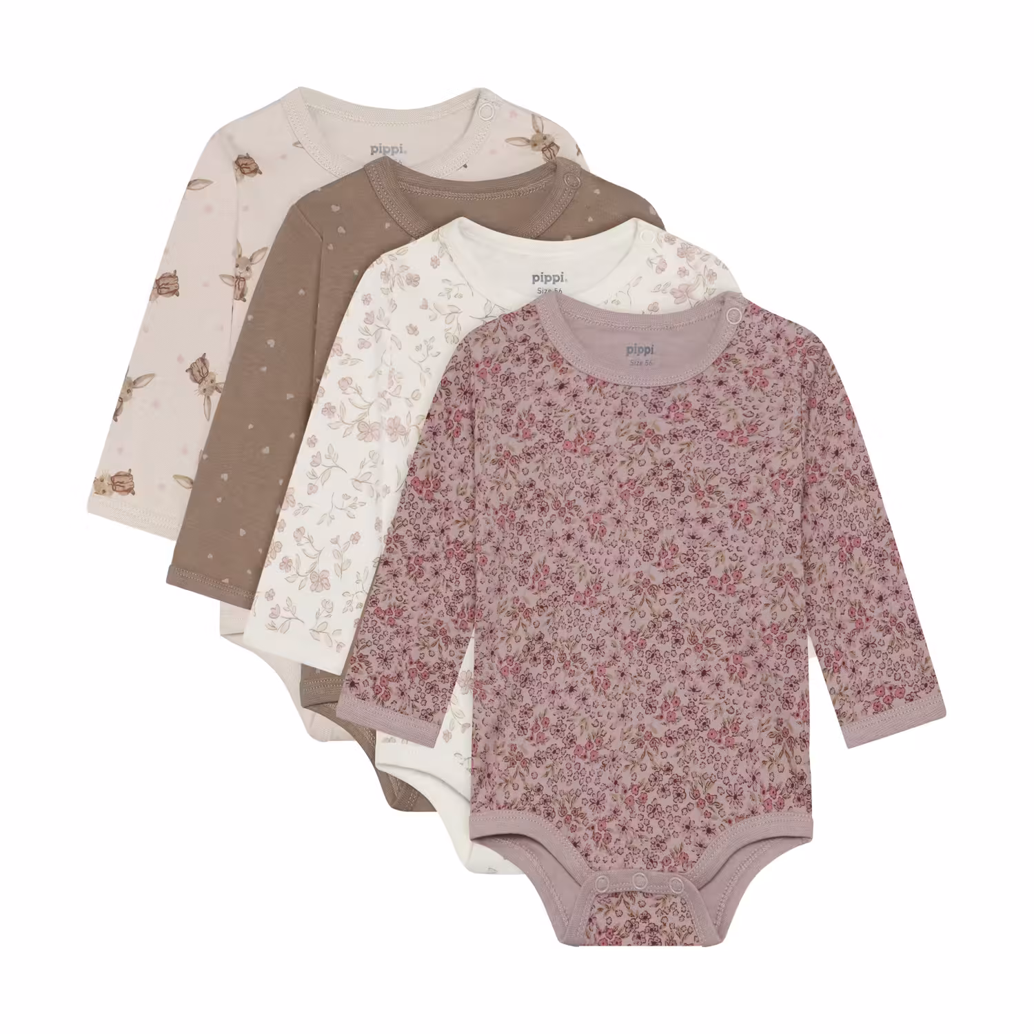 Pippi - Body LS AO-printed (4-pack) 3819 - Violet Ice