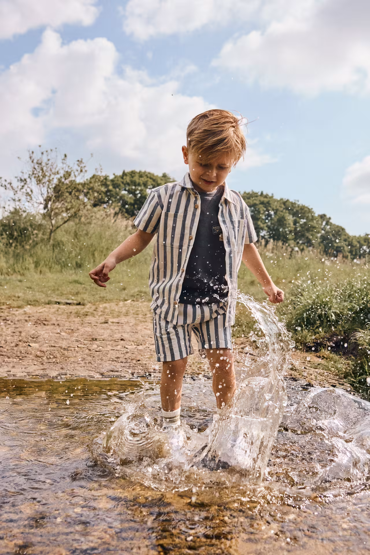 Daily Seven Shirt Stripe 920362-1226 - Thunderstorm