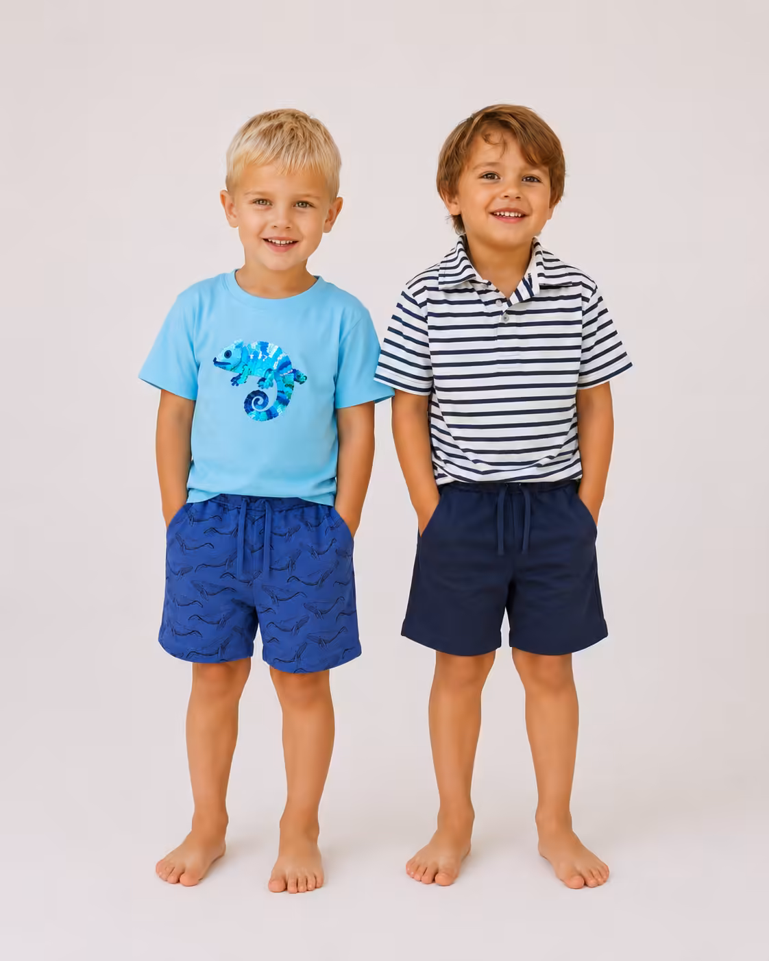 Minymo Shorts Sweat 2-Pack 134335-7128 - Dark Navy